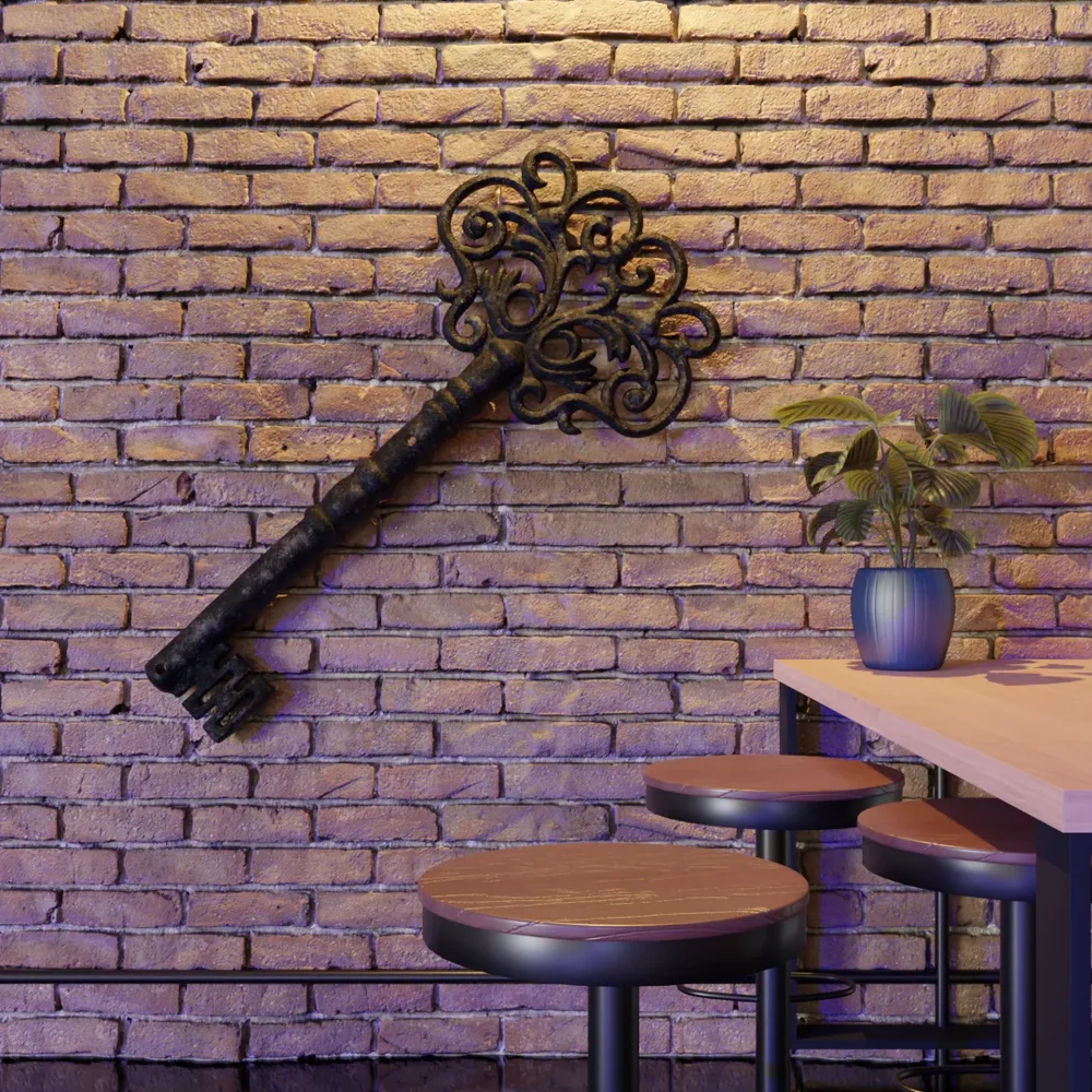 Skeleton Key Wall Decoration