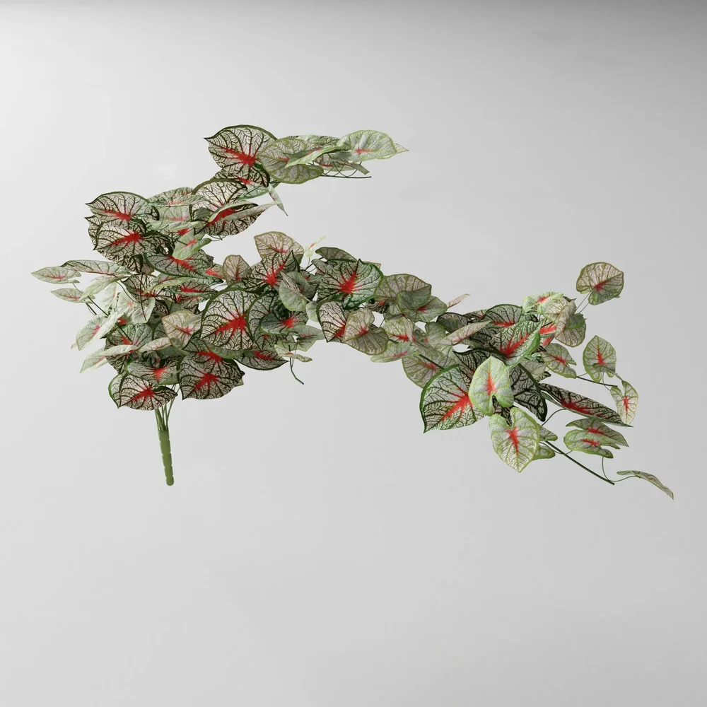 Artificial Tendril Caladium Colored V1
