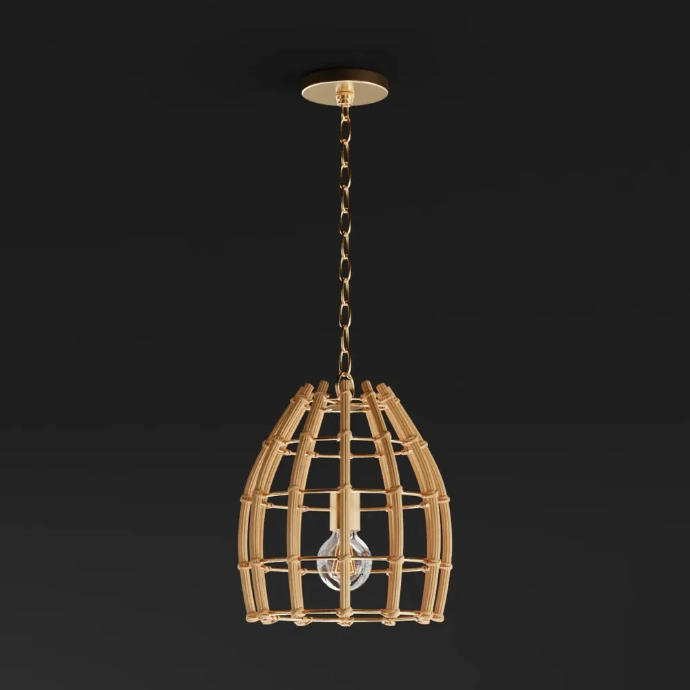 Rattan Pendant Light