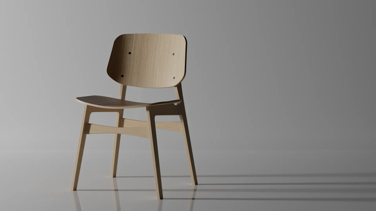 Søborg Wood Base Chair