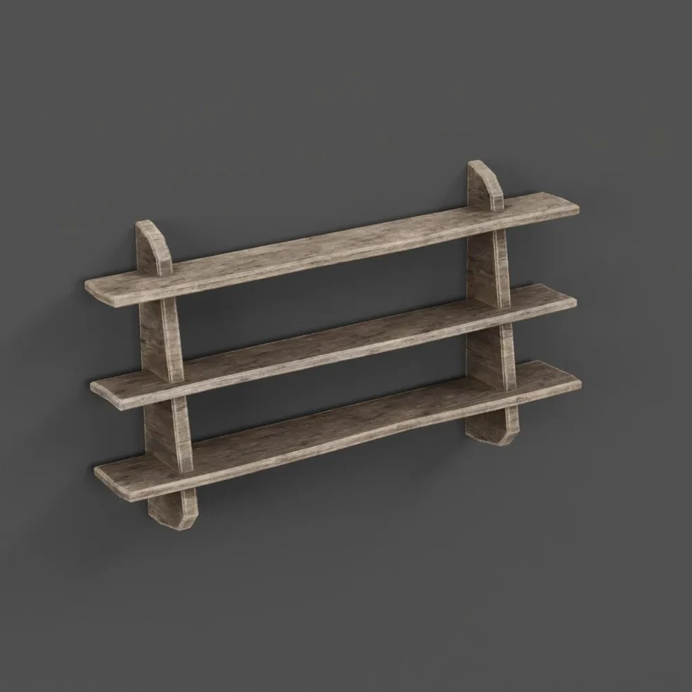 Wooden Shelving Unit