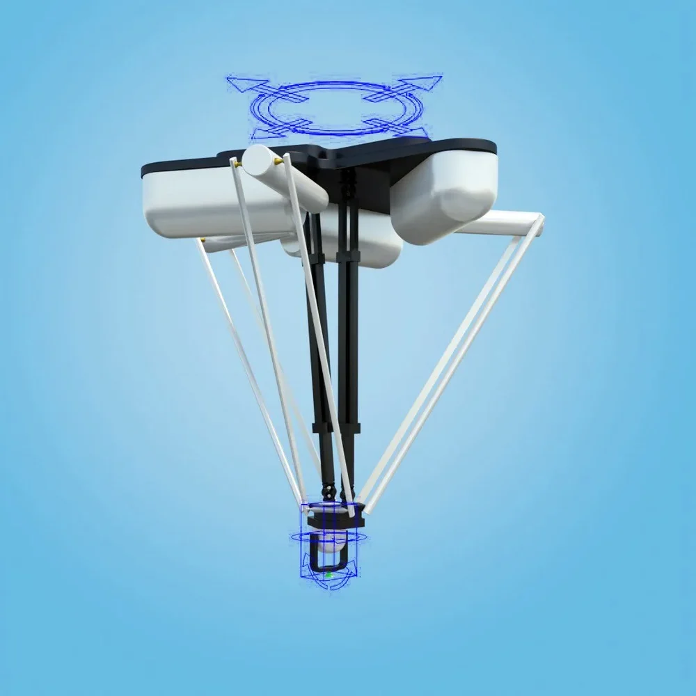 Delta Robot With Rig