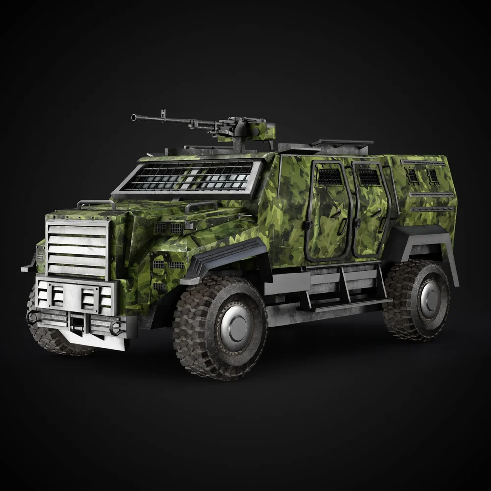 Em Military Vehicle | Rigged |