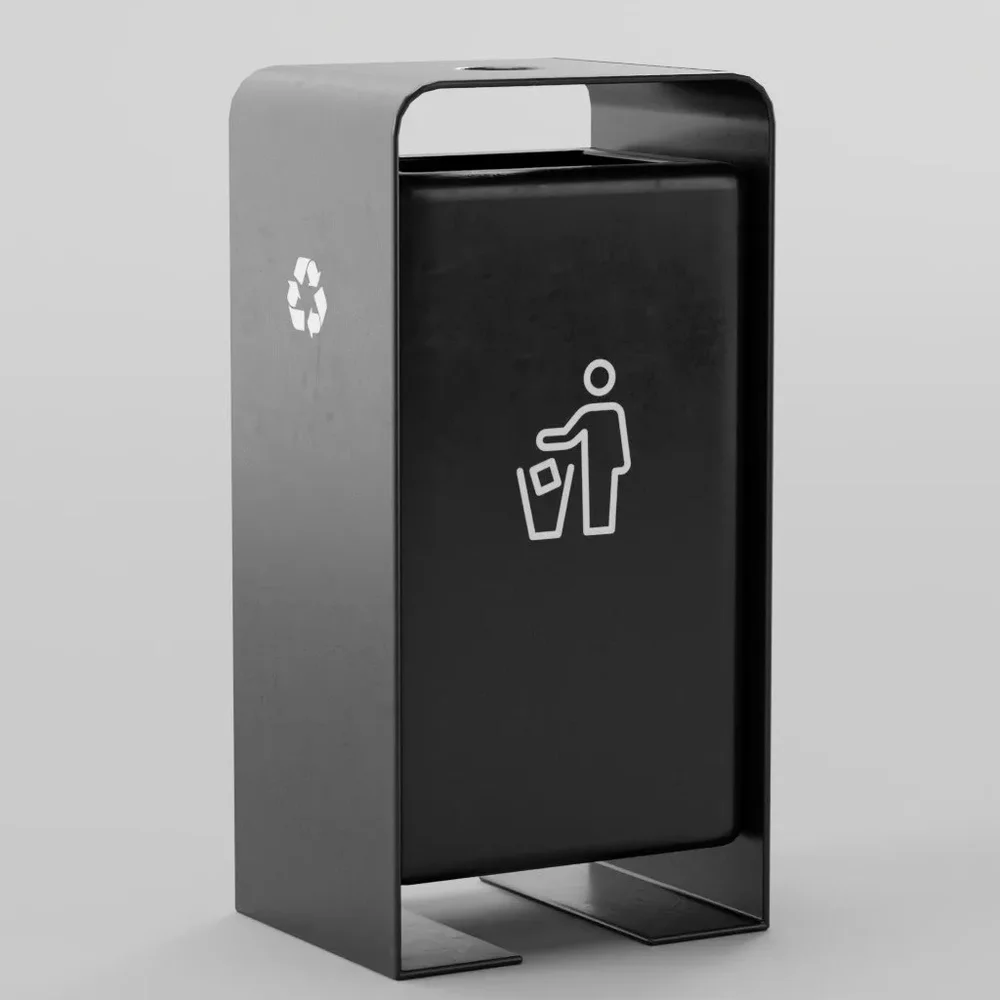 Garden Trash Can 50x40x100