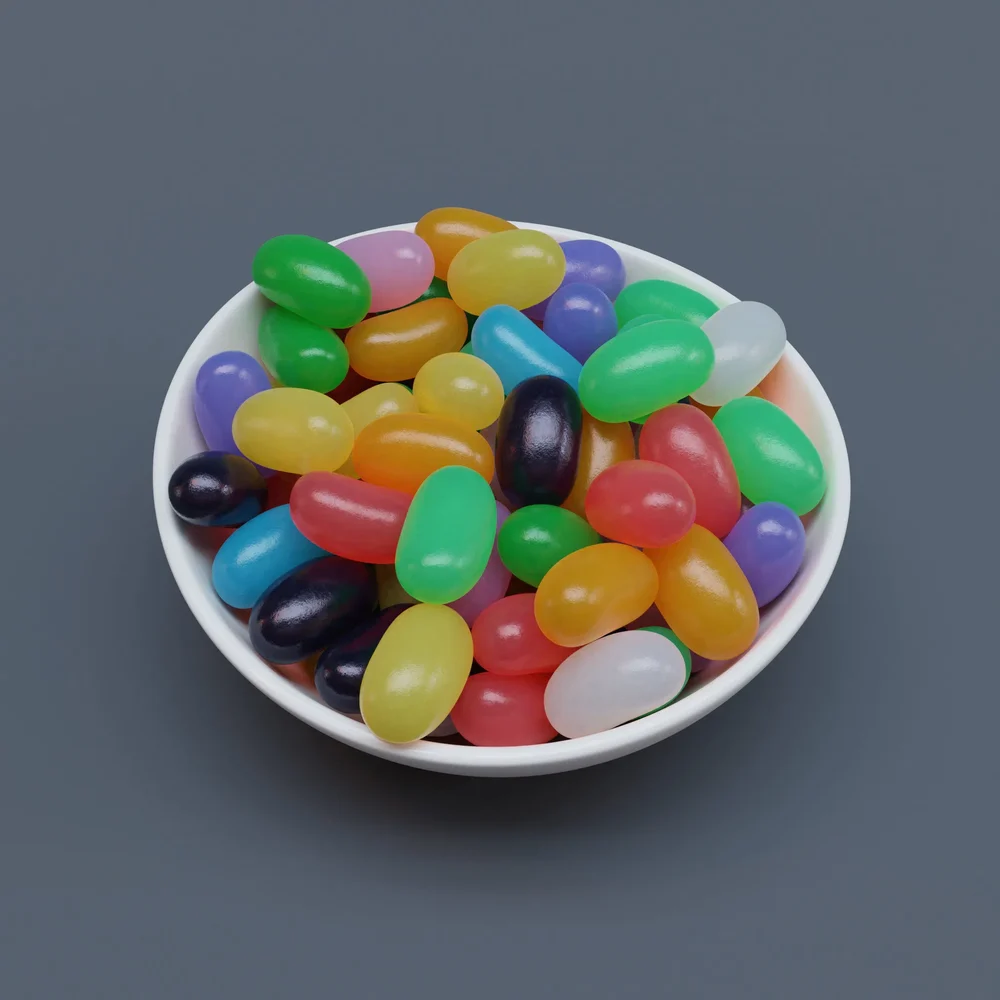 Bowl Of Jumbo Jellybeans