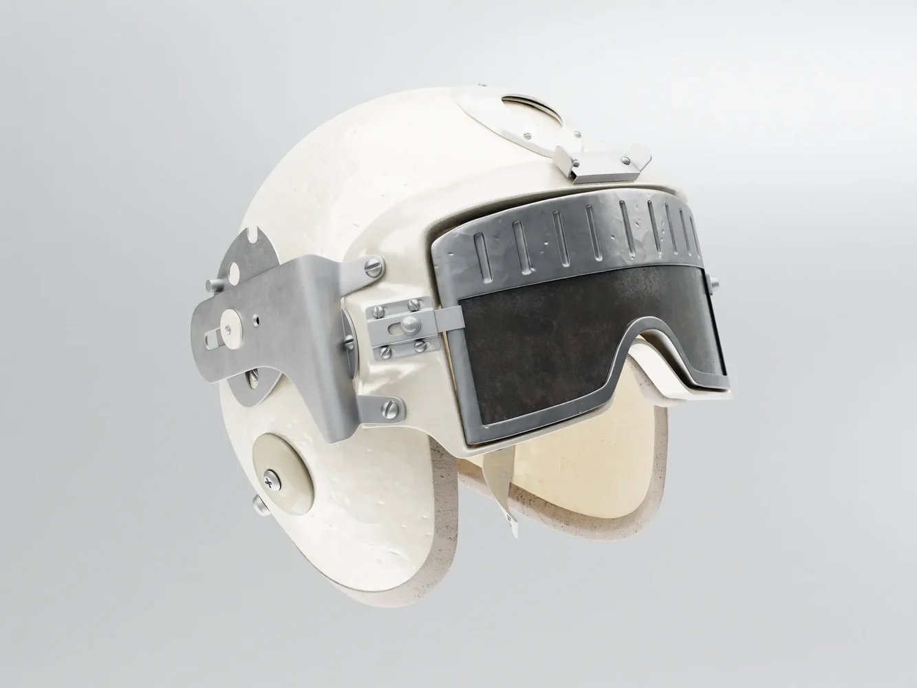 Used Retro Pilot Helmet